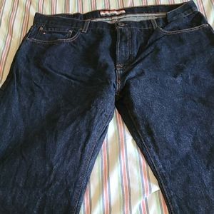 Dark blue denim